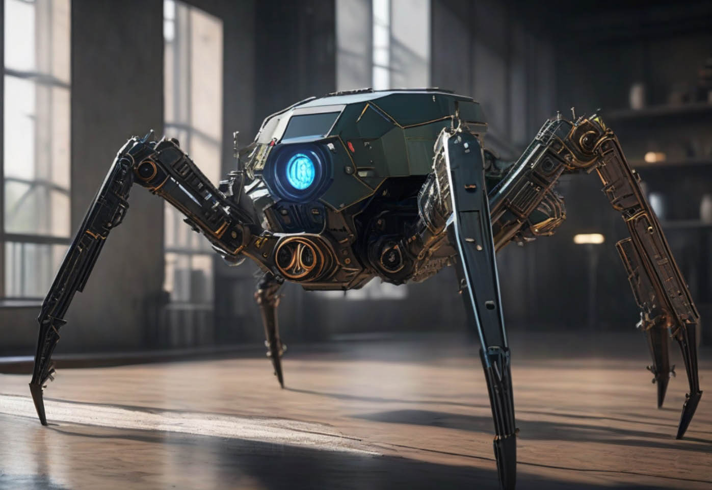 Боевой робот с искусственным интеллектом