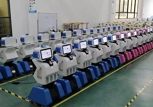 Патрульные роботы с искусственным интеллектом готовы на заводе-изготовителе
