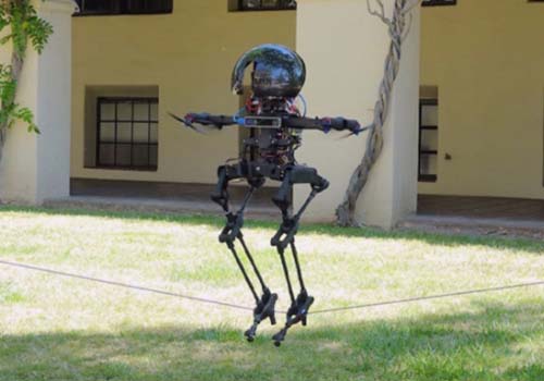 Гуманоидный робот «искусен», ходит по канату и играет на скейтборде, он тоже летает!